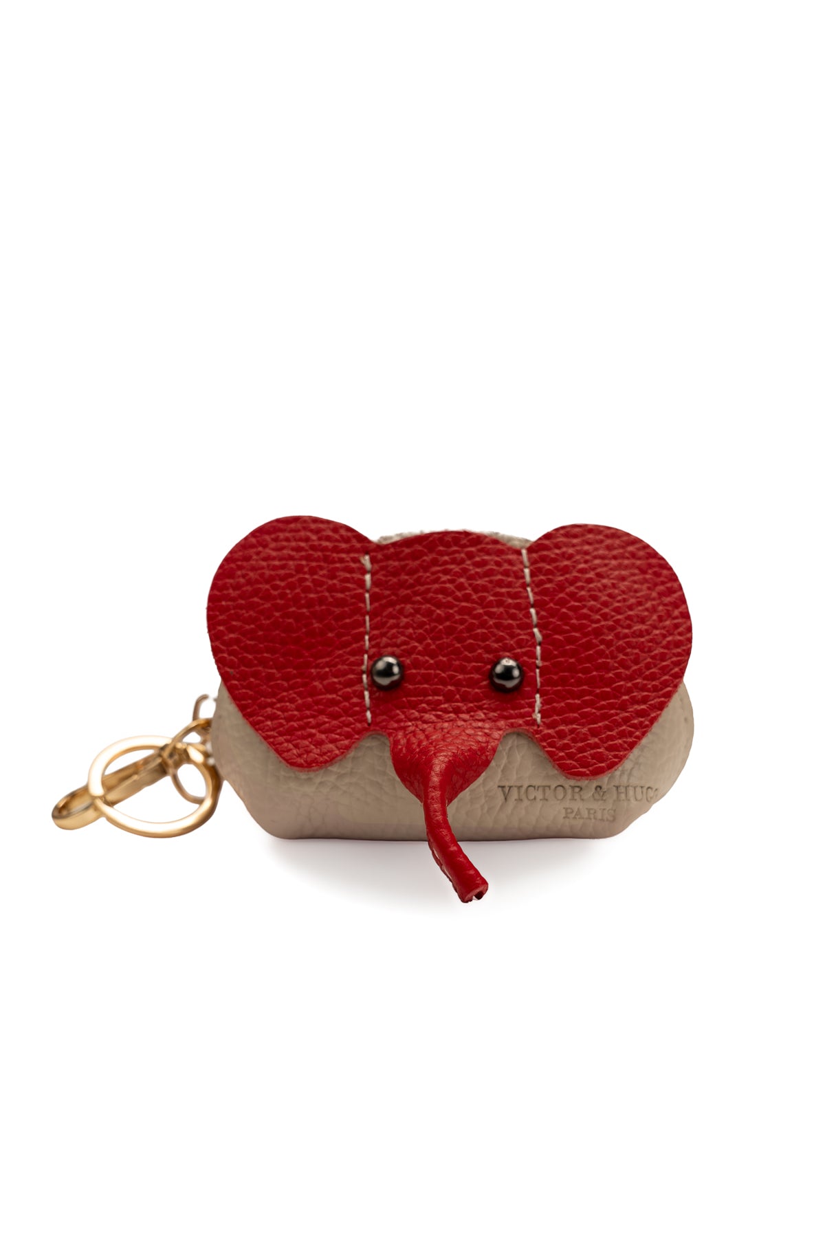 Monedero Jim - Beige/Rojo