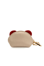 Monedero Jim - Beige/Rojo