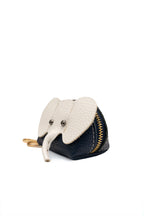 Jim Coin Purse - Navy Blue/Off White
