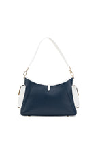 Kate Shoulder Bag - Navy Blue/White
