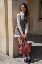 Lili Shoulder Bag - Burgundy
