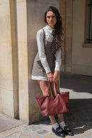 Sac Porte Epaule Lili - Bordeaux