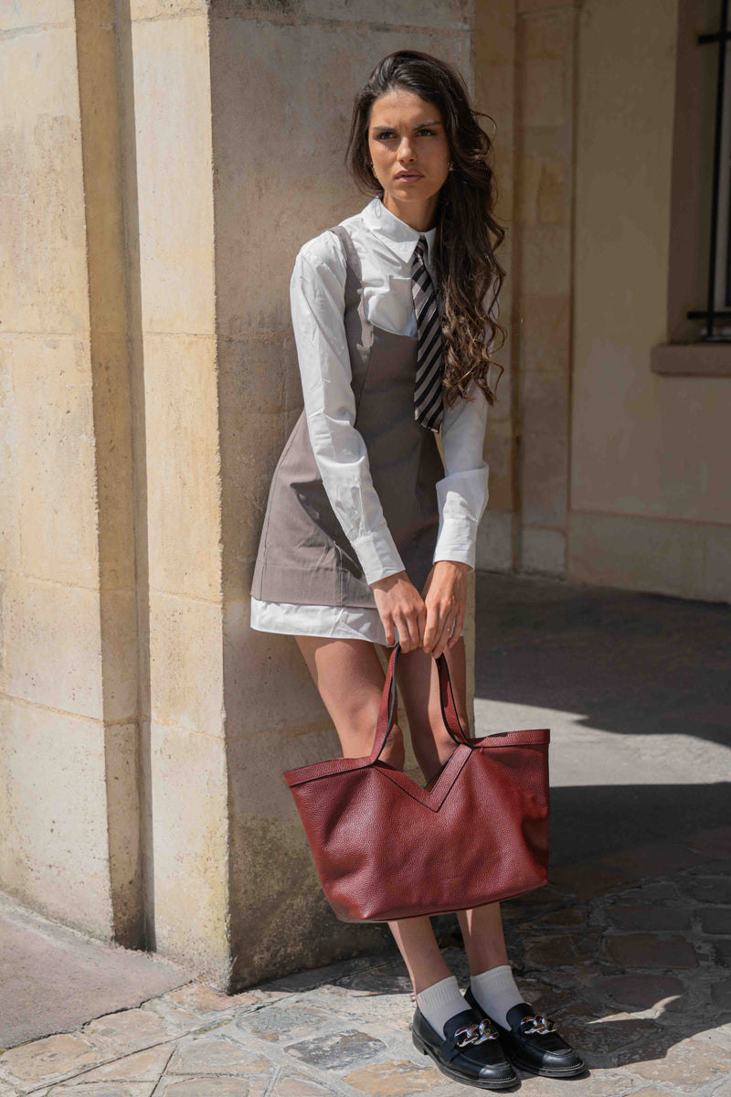 Sac Porte Epaule Lili - Bordeaux