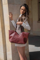 Sac Porte Epaule Lili - Bordeaux