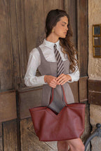 Lili Shoulder Bag - Burgundy