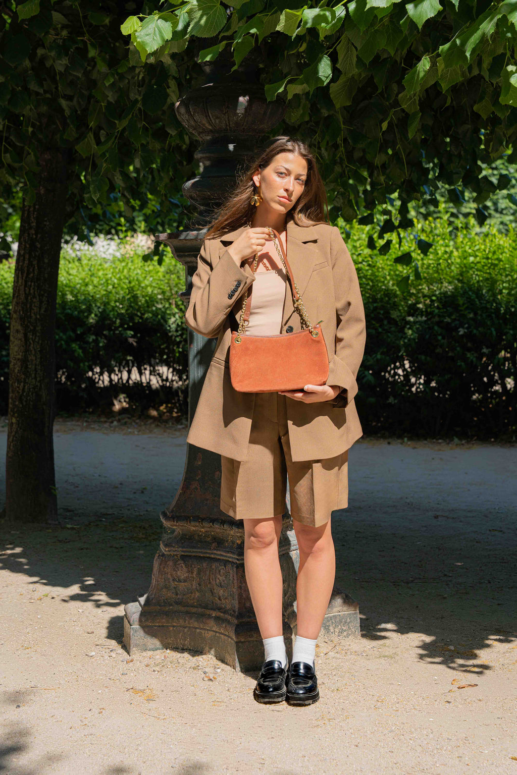 Sac Porte Epaule Mia - Camel