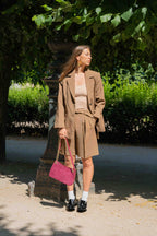 Sac Porte Epaule Mia - Prune