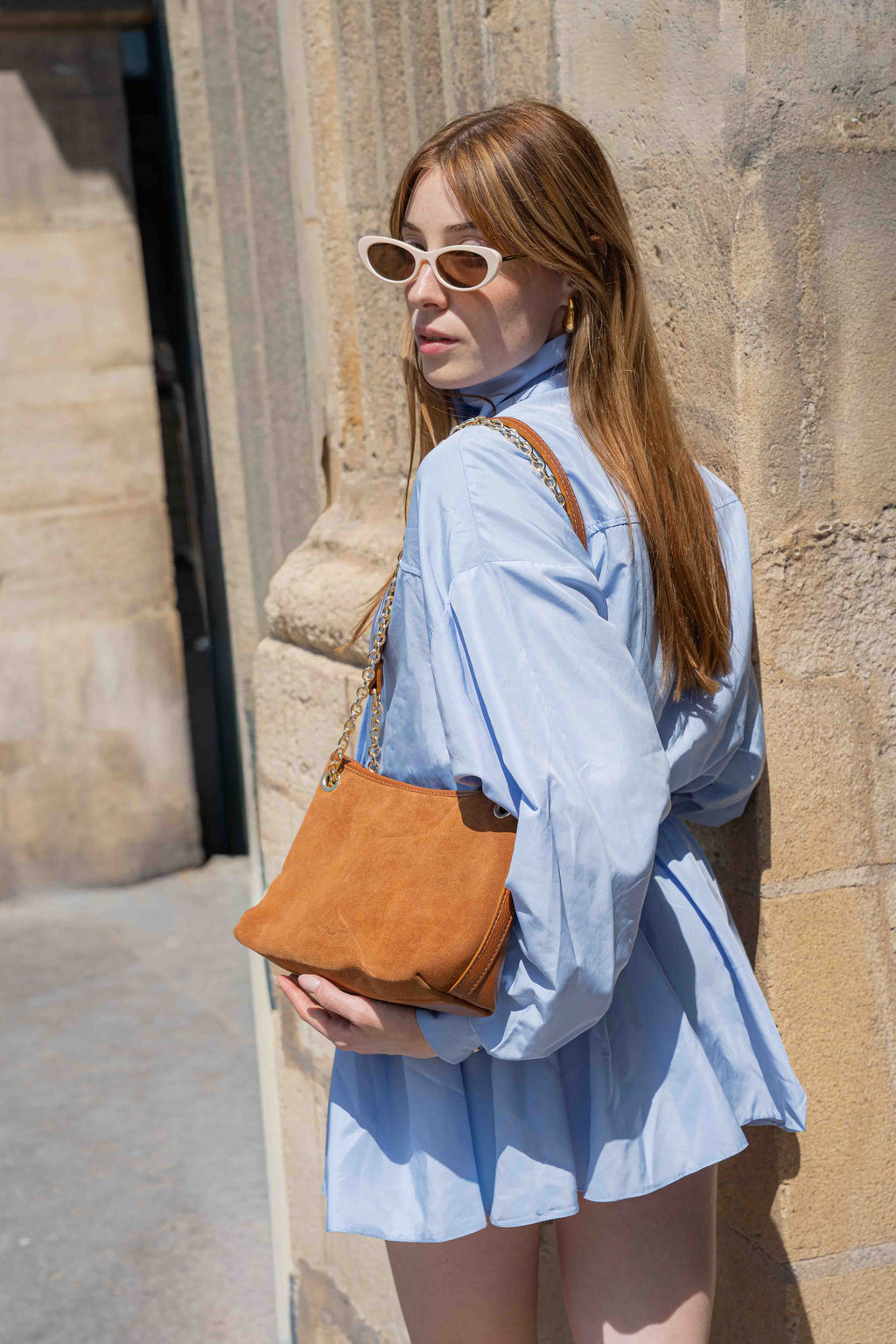 Bolso de hombro Mia - Terracota