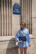 Bolso de hombro Mia - Azul