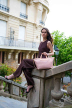 Monaco Shoulder Bag - Light Pink