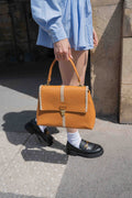 Bolso De Hombro Rania - Camel/Beige