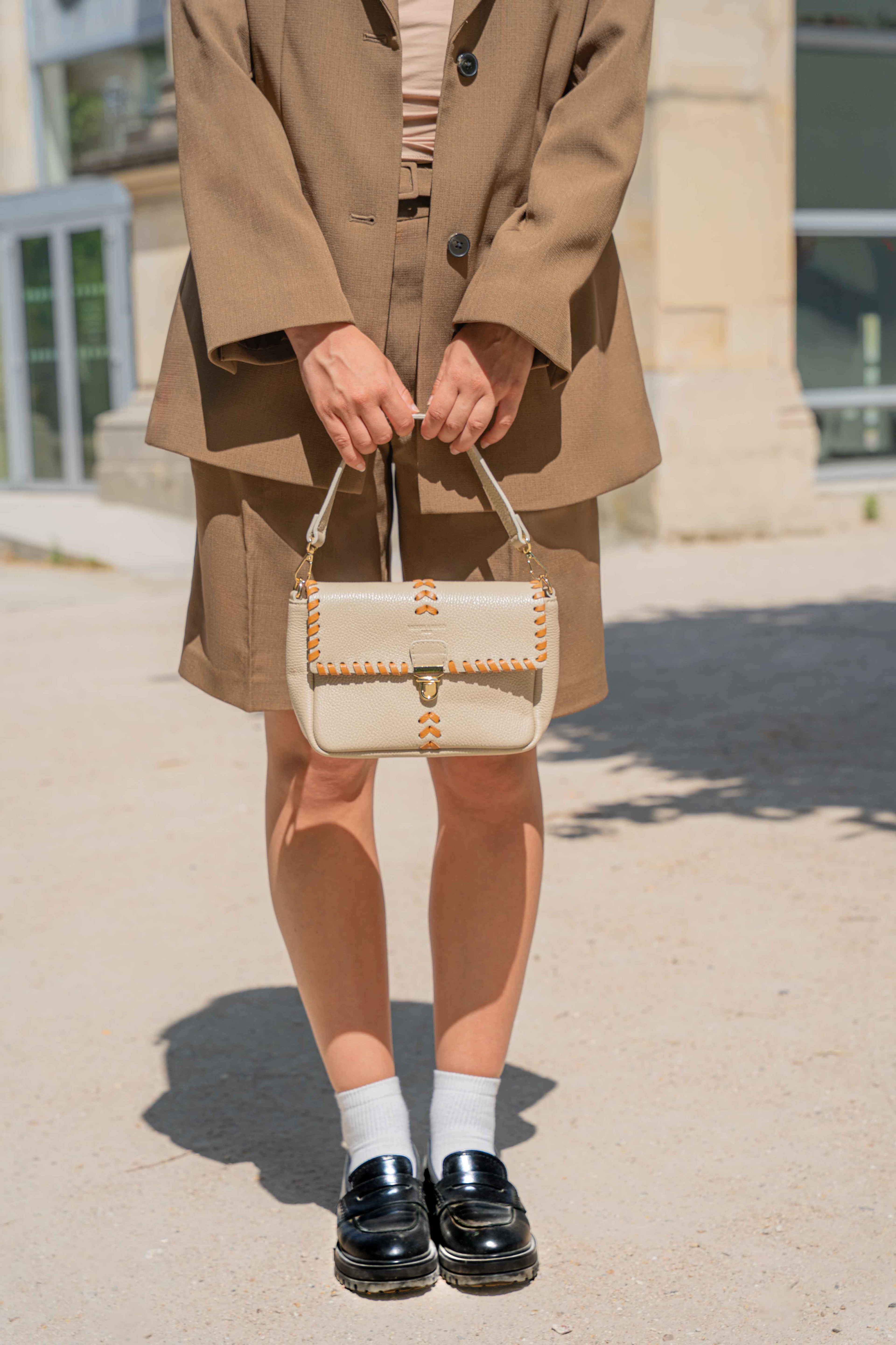 Sac A Bandouliere Rima - Beige/Camel