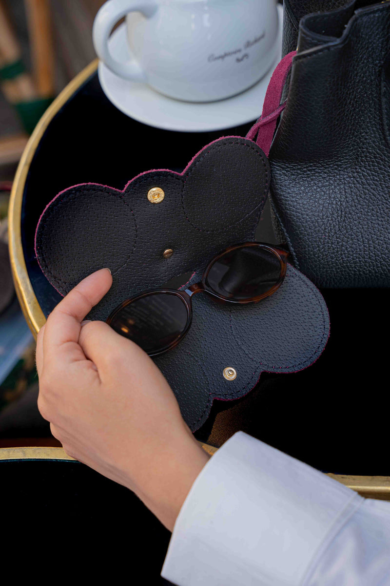 Porte Lunettes Samy - Prune