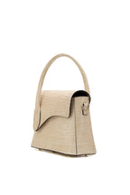 Sonia Croco Shoulder Bag - Beige