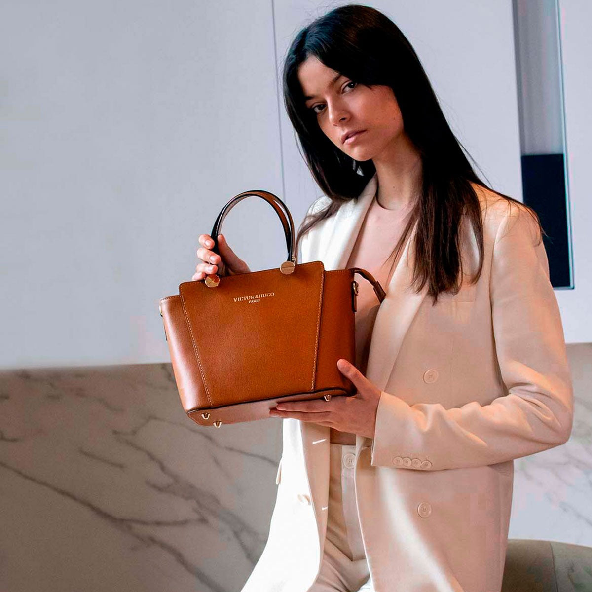 Cavoli Handbag - Camel