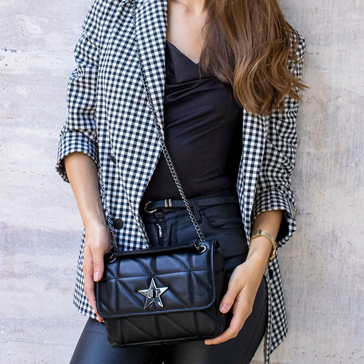 Lisy Shoulder Bag - Black