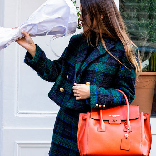 Sac À Main Jane - Orange Fonce