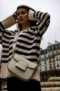 Bolso de hombro Eliane - Blanco roto