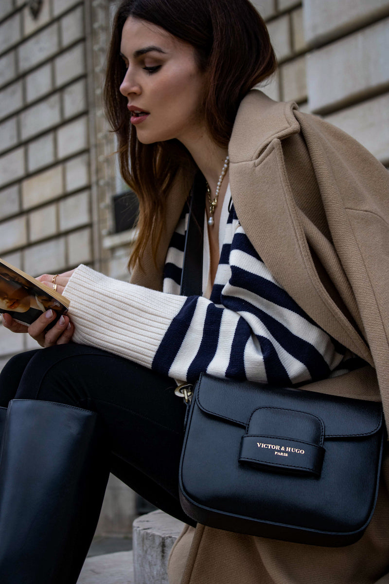 Bolso de hombro Eliane - Negro