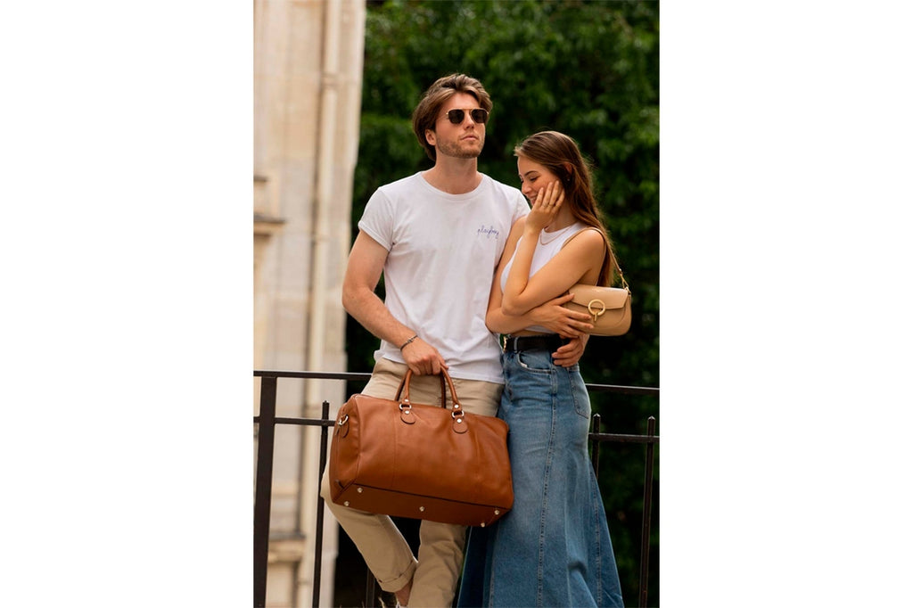 Sac De Voyage Claude - Camel - Homme