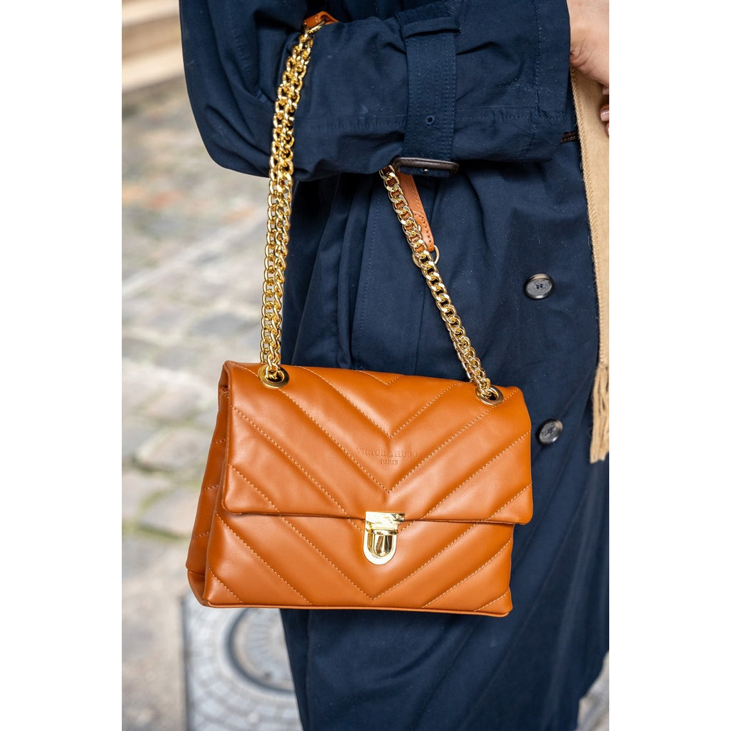 Bolso De Hombro Clea - Camel