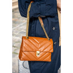 Bolso De Hombro Clea - Camel