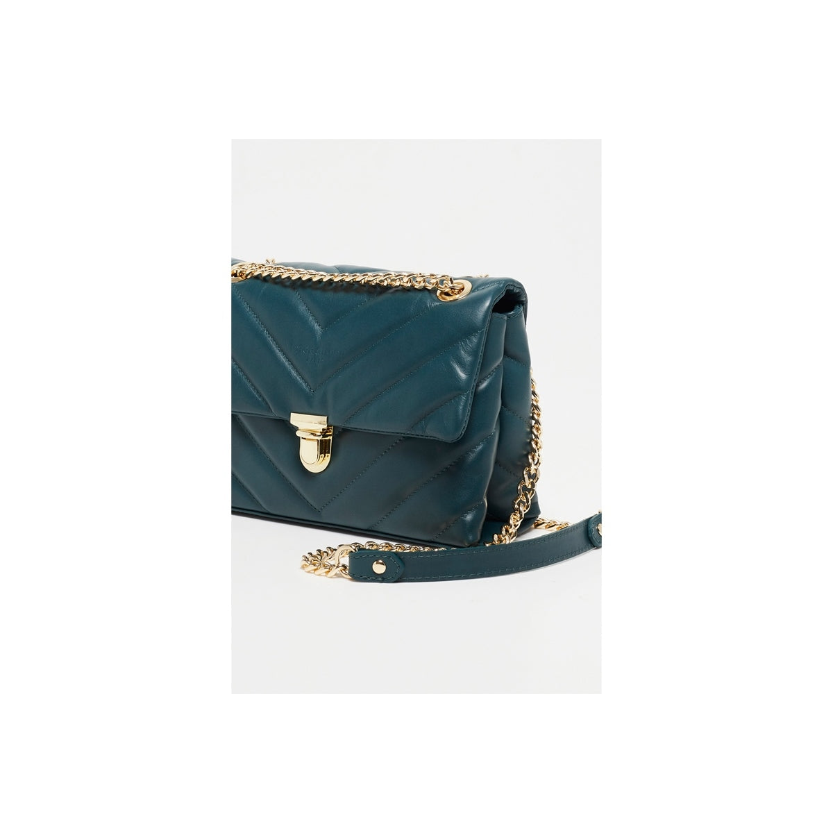 Bolso De Hombro Clea - Azul Pato