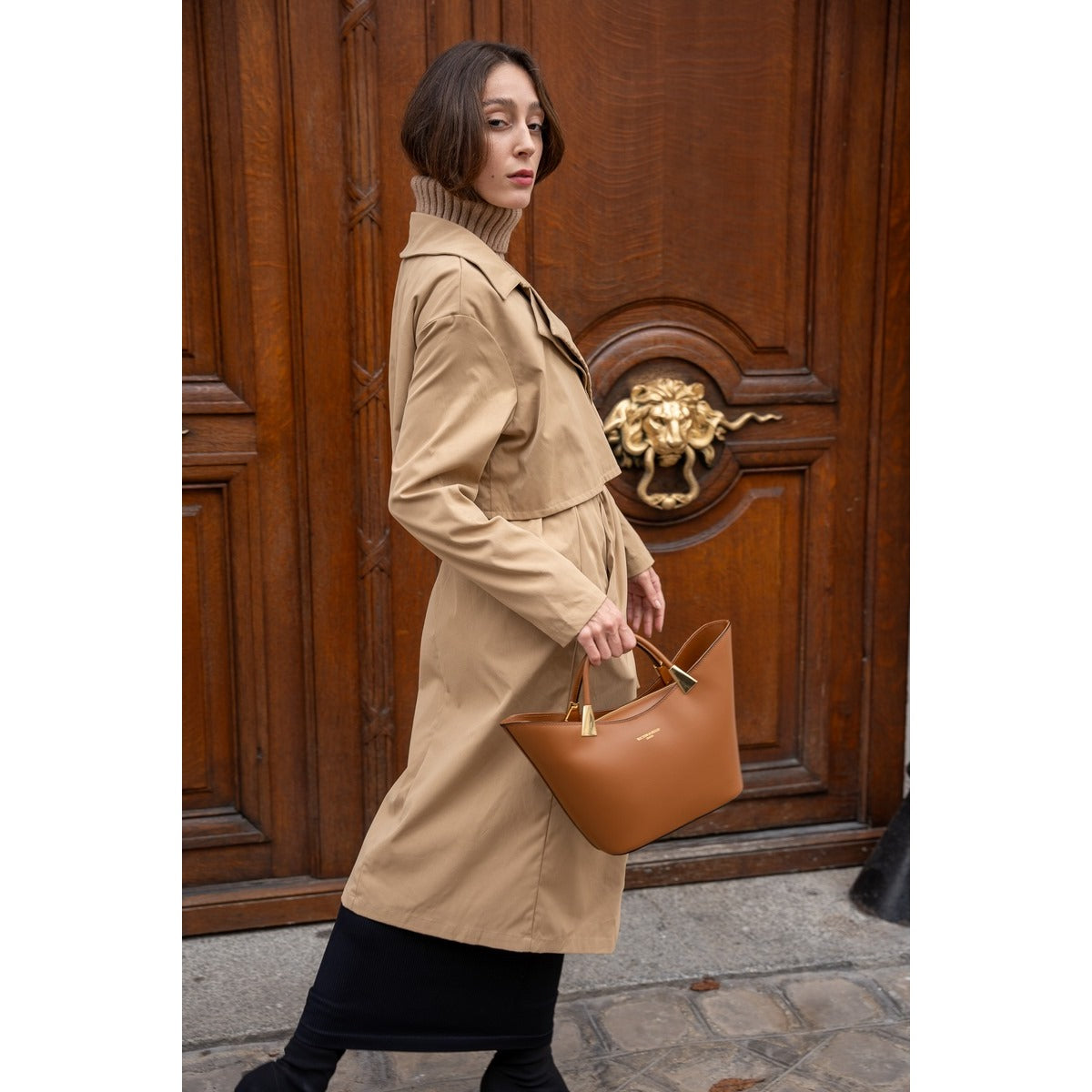 Sac A Main  Lety - Camel Fonce
