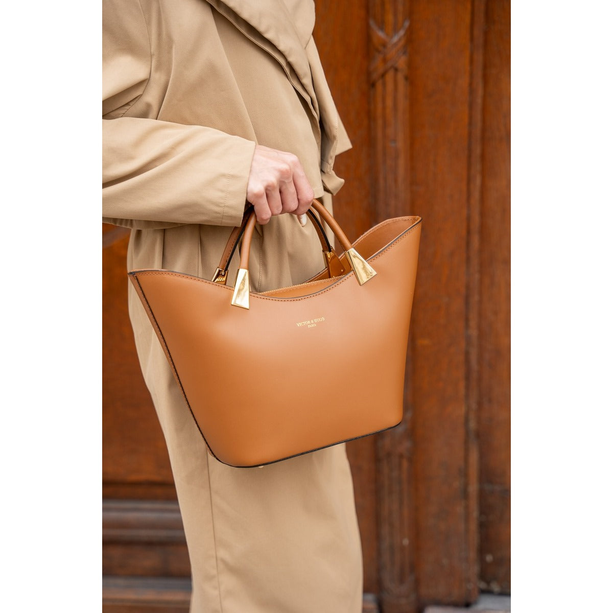 Sac A Main  Lety - Camel Fonce