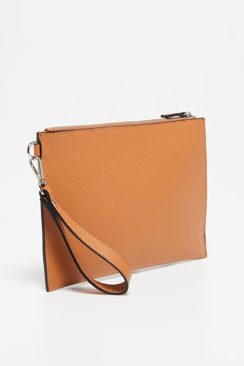 Mini Leo Clutch - Camel - Unisex