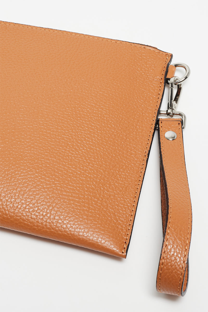 Mini Leo Clutch - Camel - Unisex