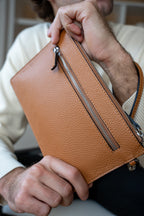 Mini Leo Clutch - Camel - Unisex