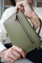 Mini Leo Clutch - Khaki Green - Unisex