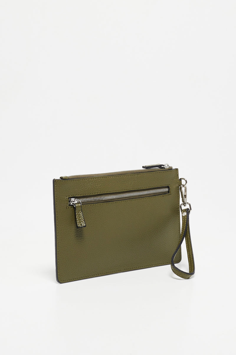 Mini Leo Clutch - Khaki Green - Unisex
