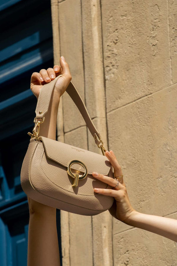Bolso de hombro Nour - Beige