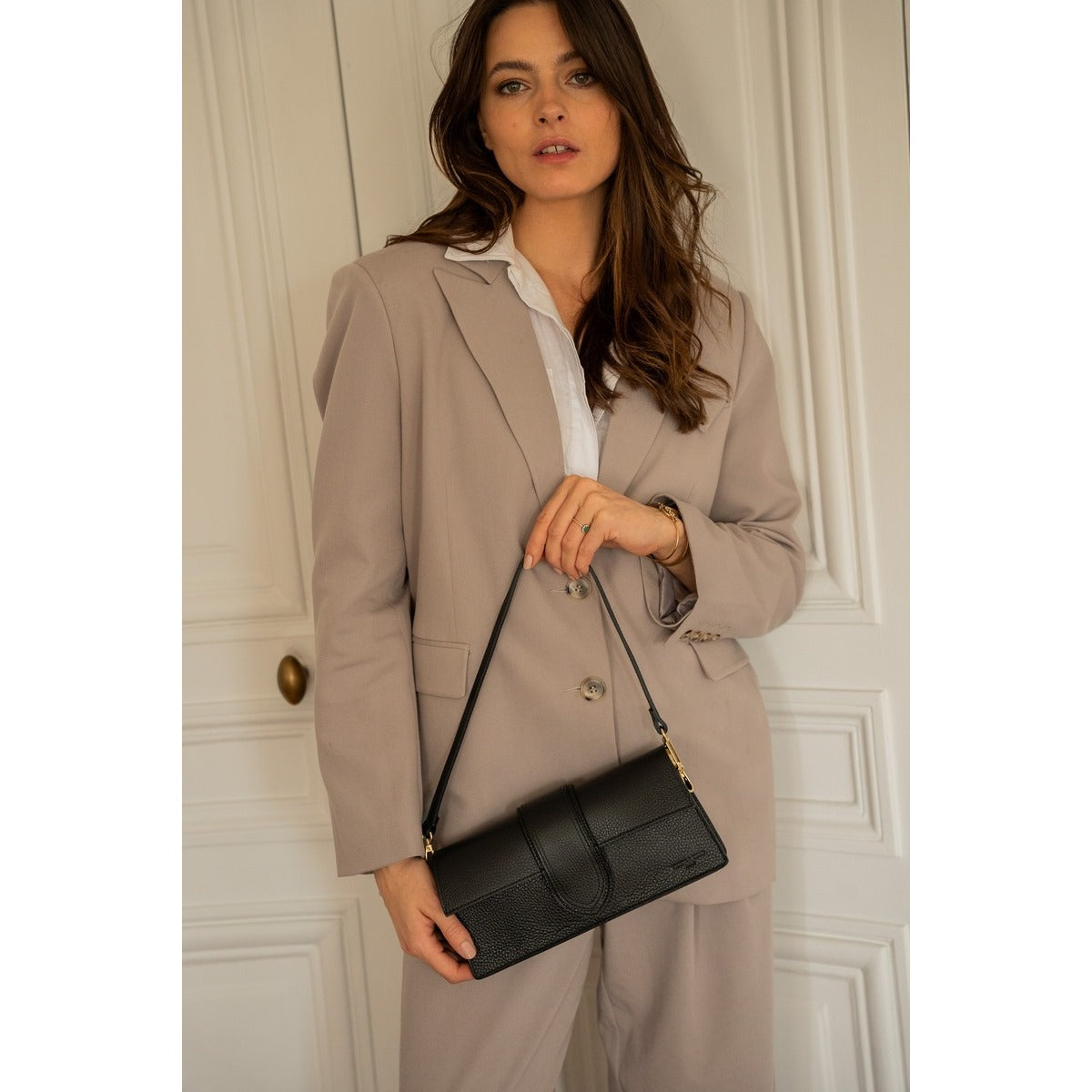 Shana Shoulder Bag - Black