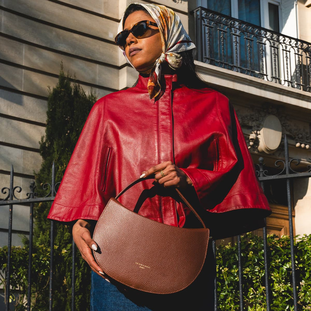 Bolso de hombro Alexa - Marrón