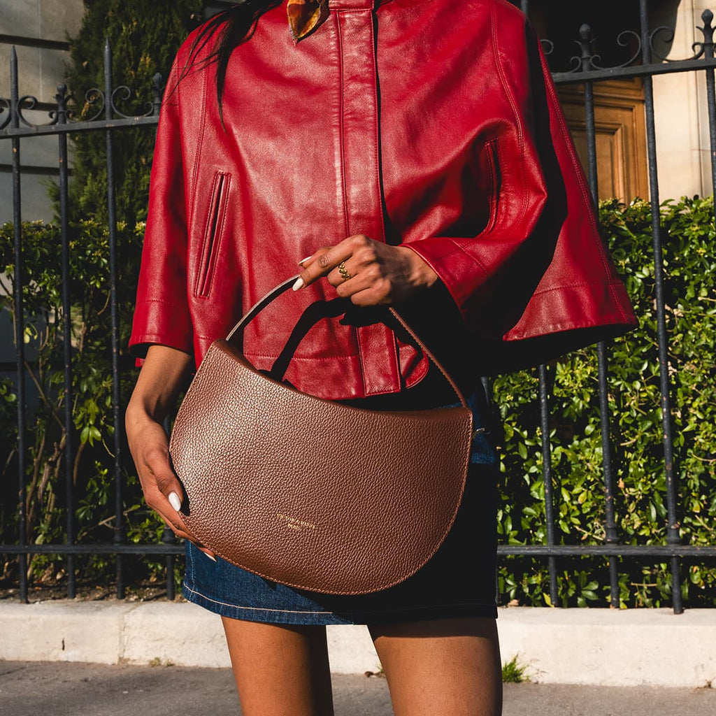 Bolso de hombro Alexa - Marrón