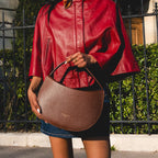 Bolso de hombro Alexa - Marrón