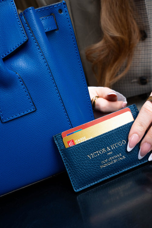 Porte-Carte Ania - Bleu Canard