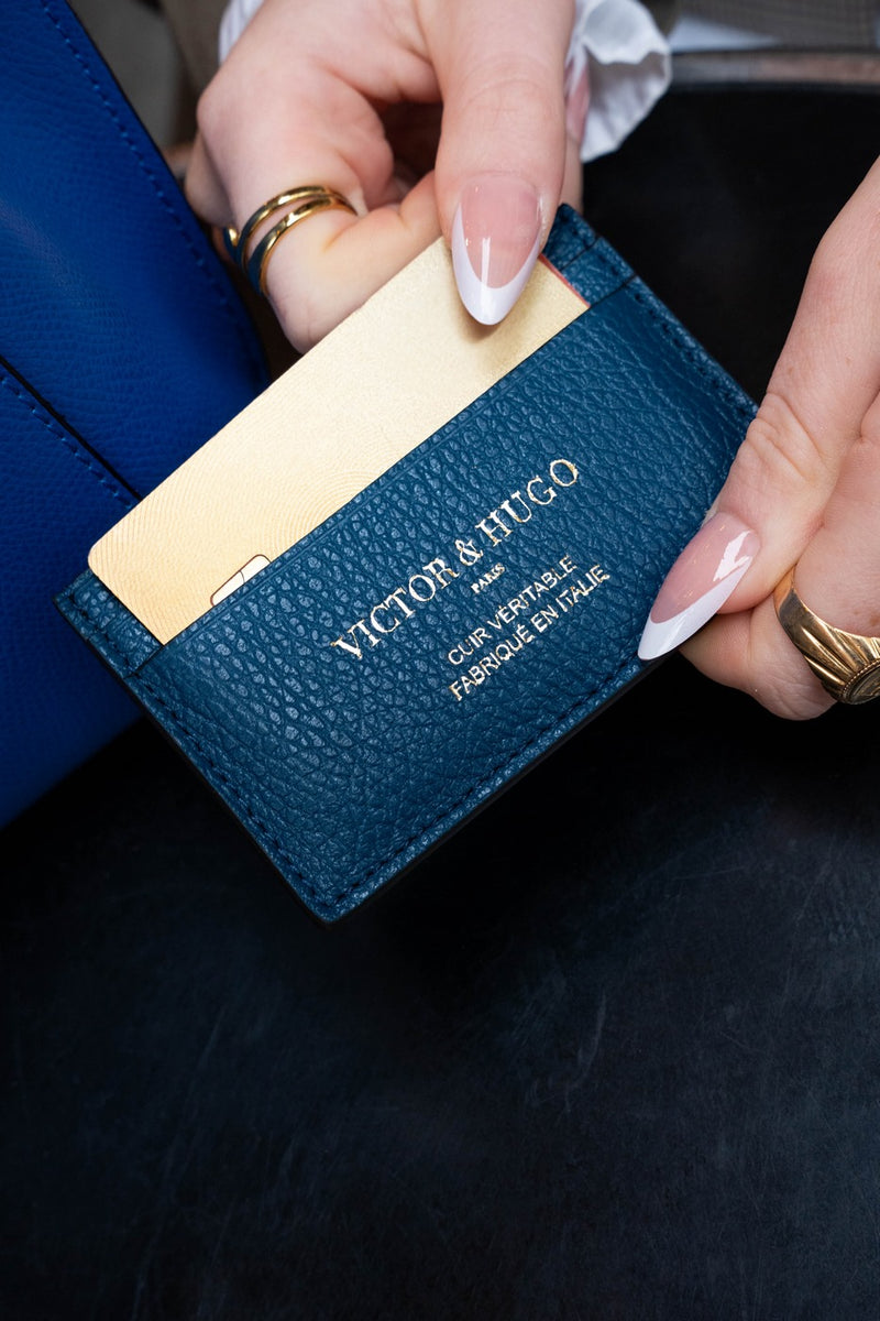 Porte-Carte Ania - Bleu Canard