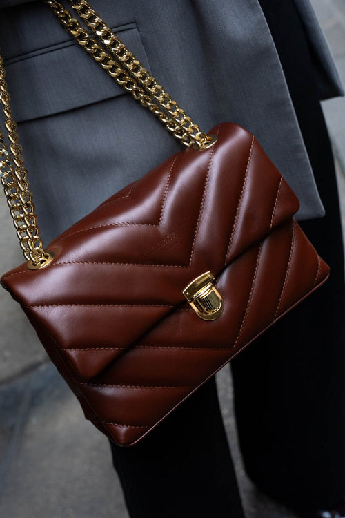 Sac À Bandouliere Clea - Marron - Femme