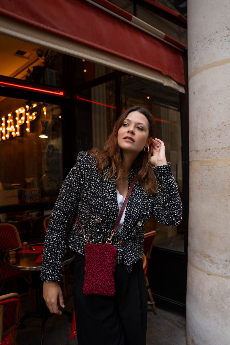 Pochette Doly - Aubergine