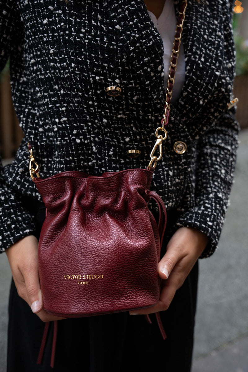 Sac À Bandoulière Eonora - Bordeaux