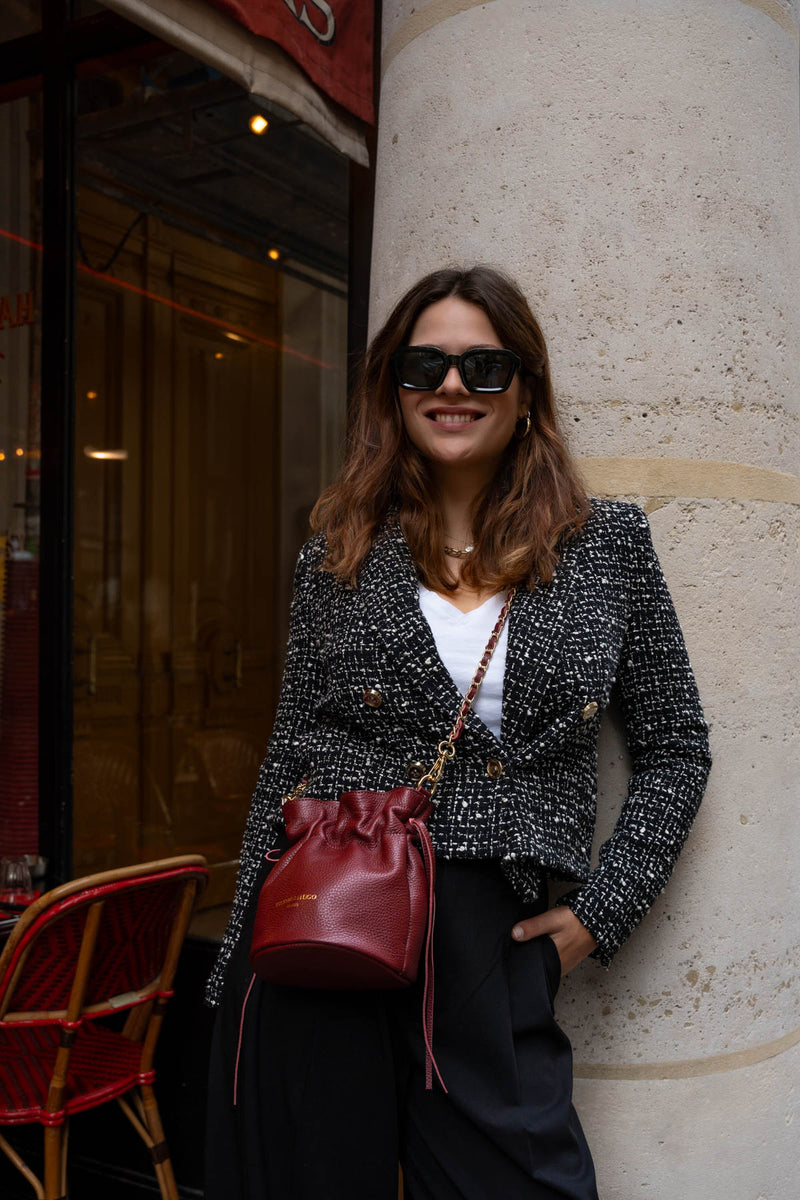 Sac À Bandoulière Eonora - Bordeaux