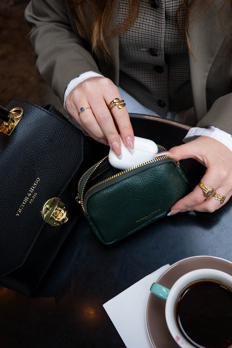 Porte Monnaie Gema - Vert Fonce