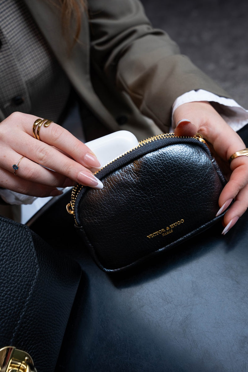 Porte Monnaie Gema - Noir