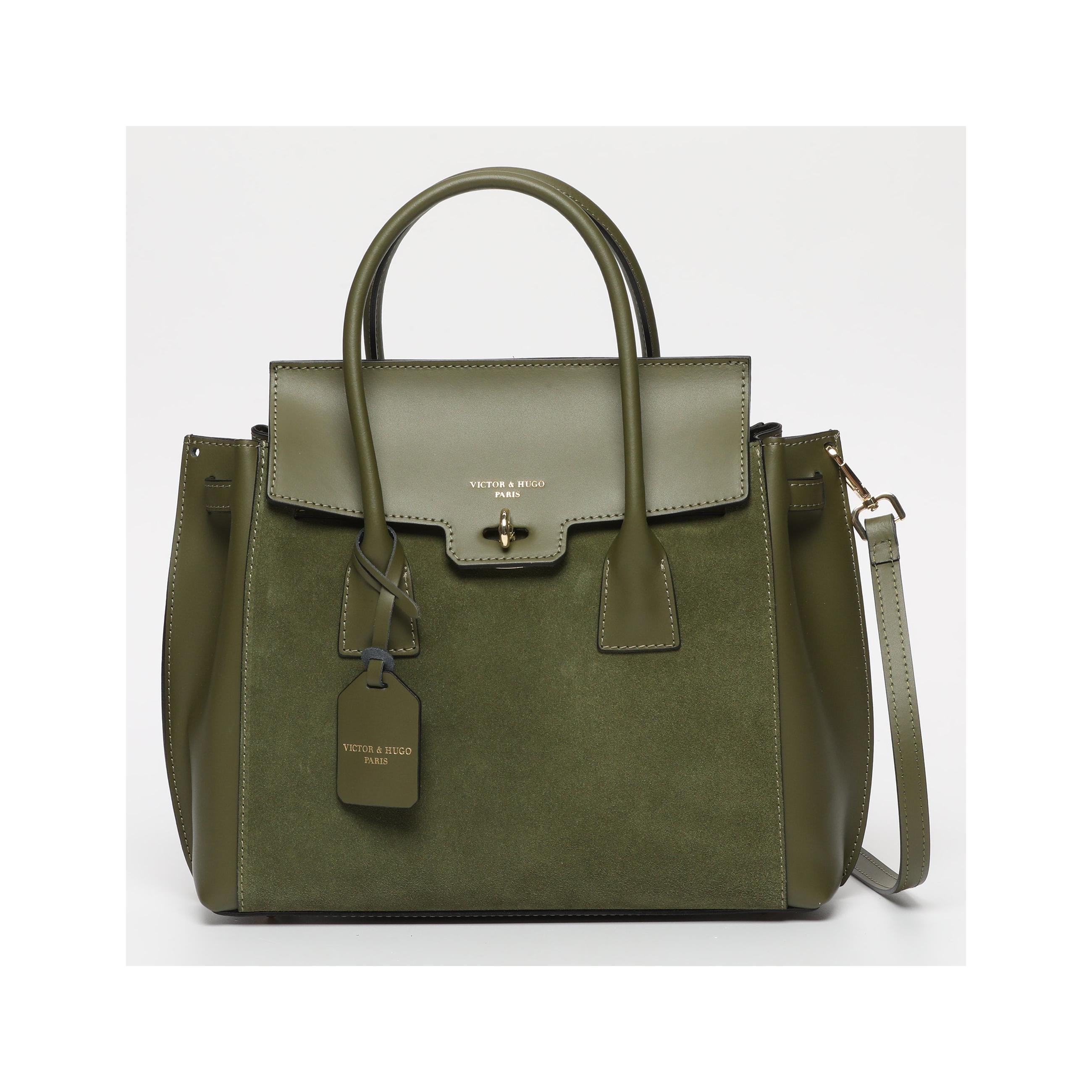 Bolso De Mano - Verde Botella - Mujer