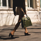 Bolso De Mano - Verde Botella - Mujer