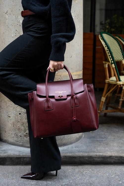 Sac À Main - Aubergine - Femme